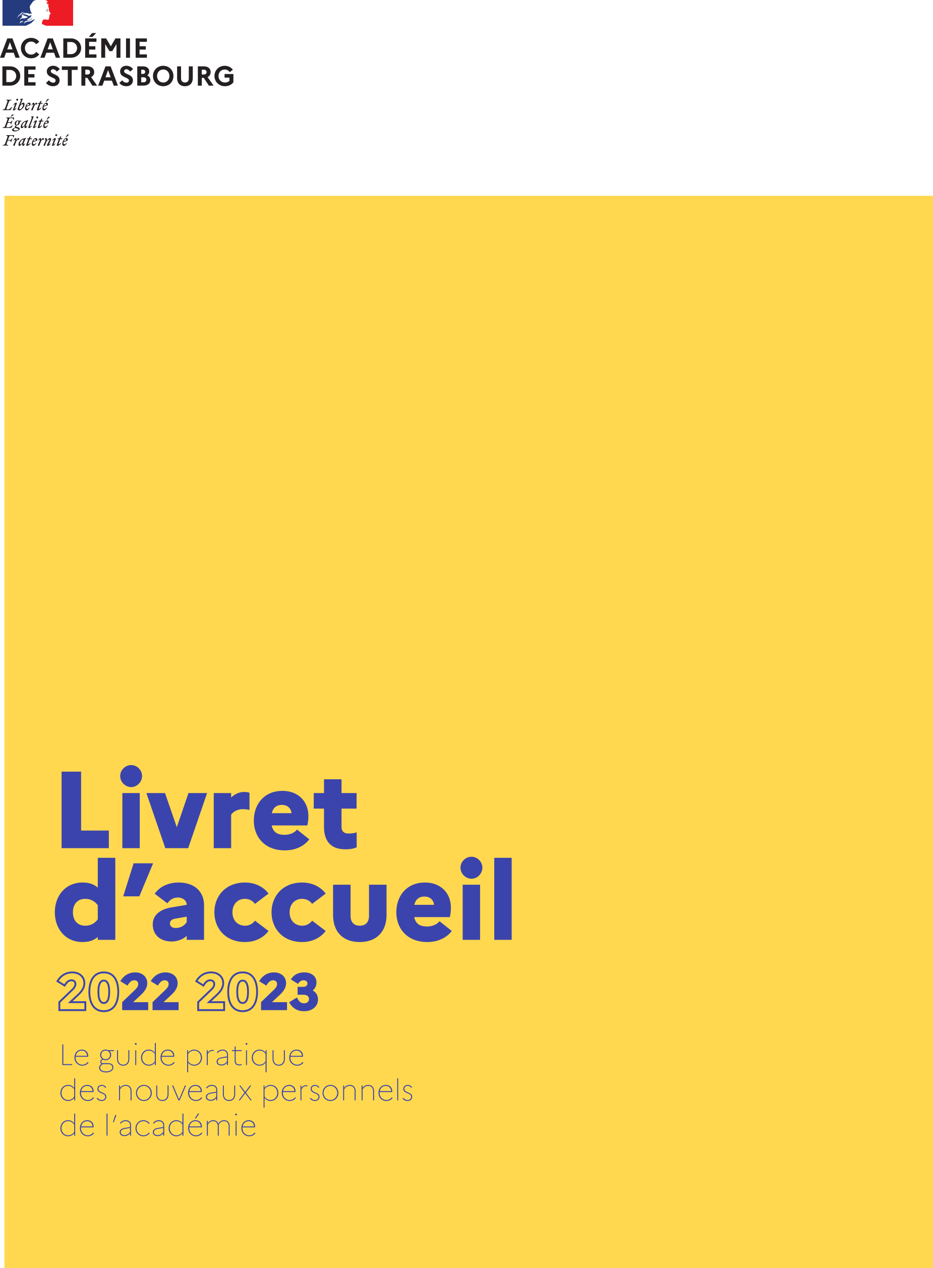 Livret d'accueil