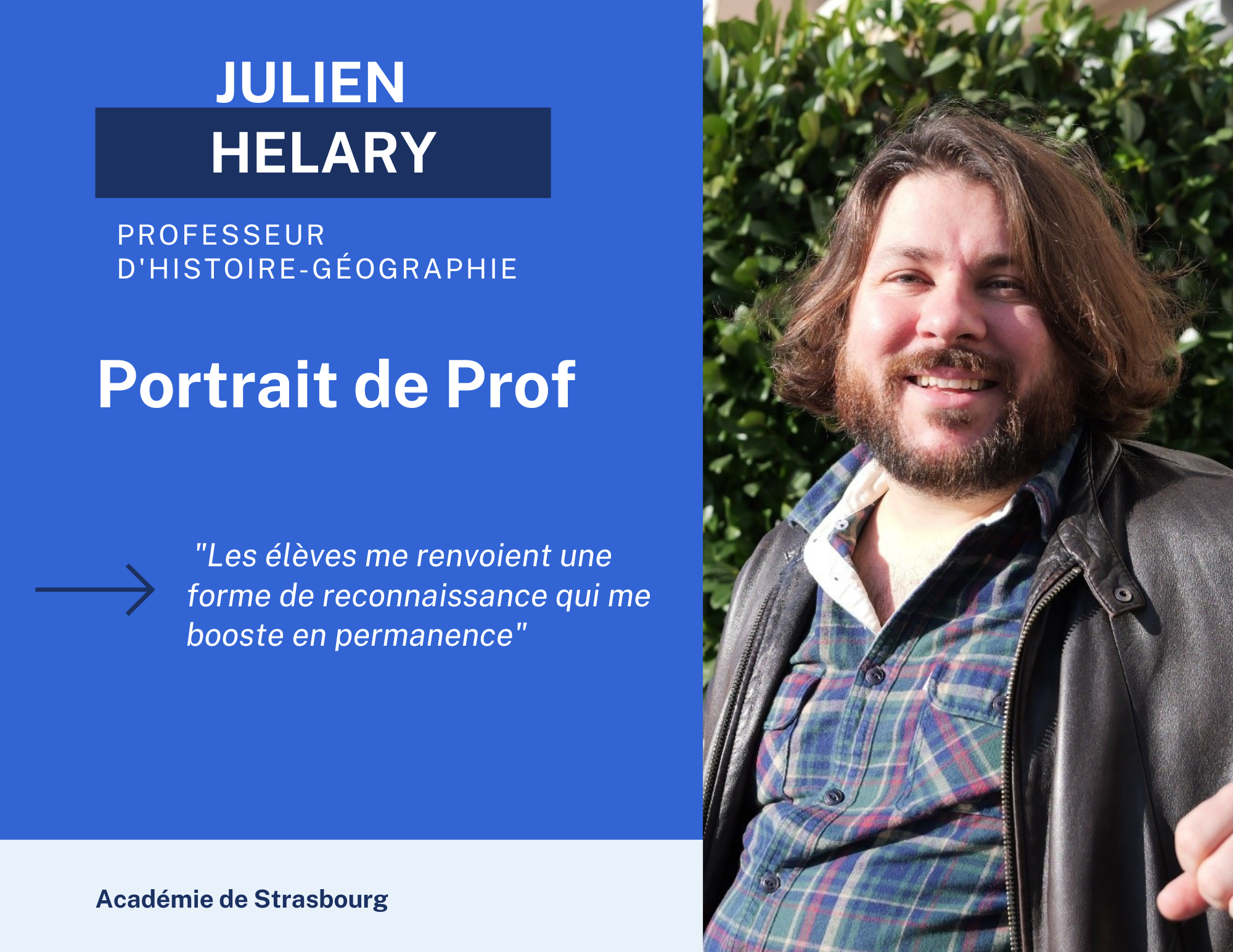 Portrait de prof
