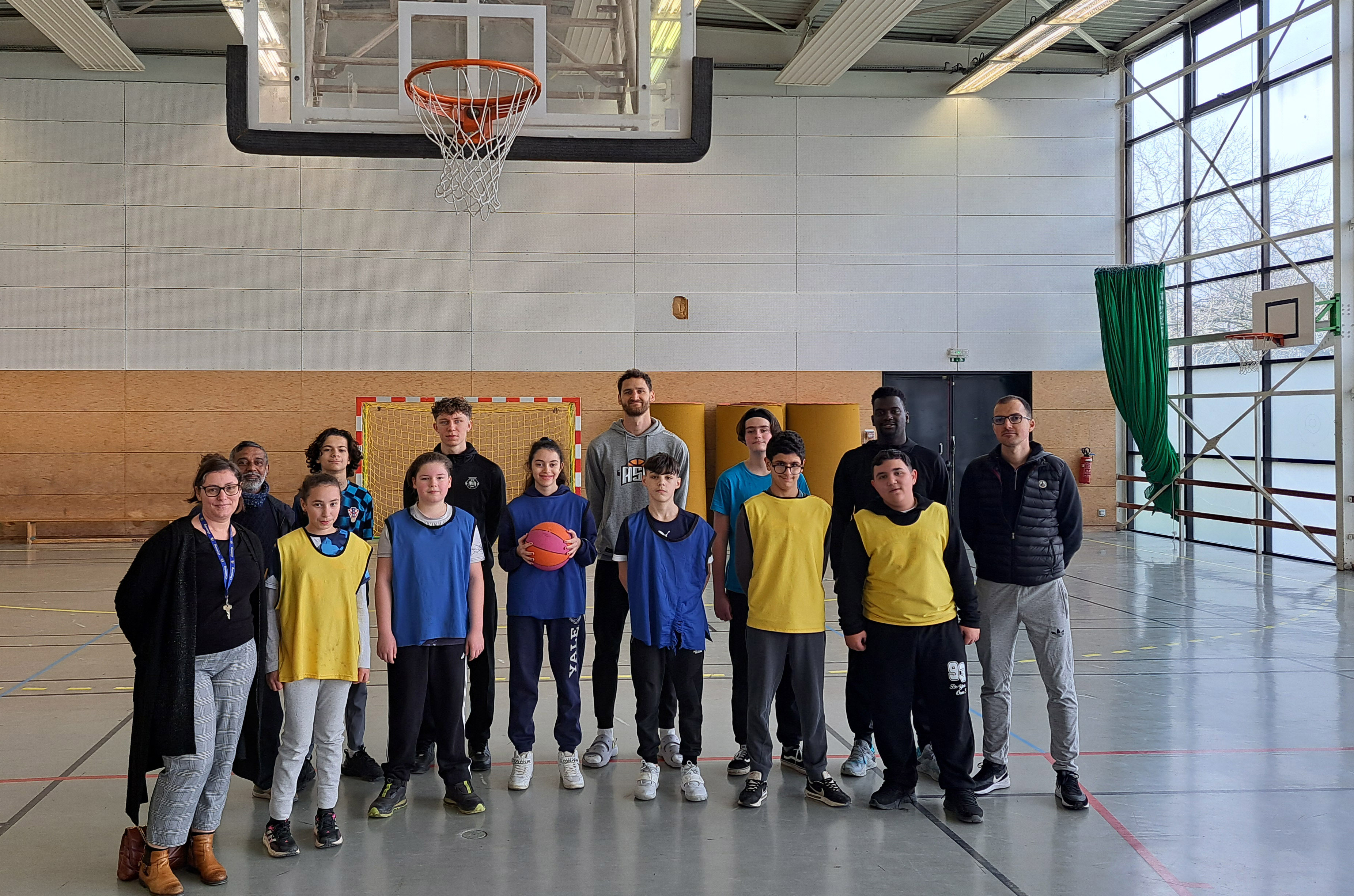 anglais et basket au collège sophie germain