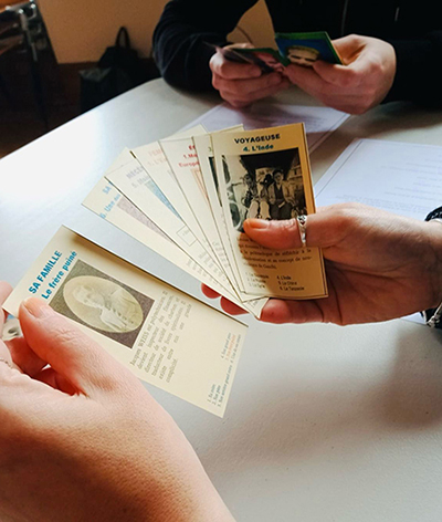 jeu des 7 familles lycée Jules Verne