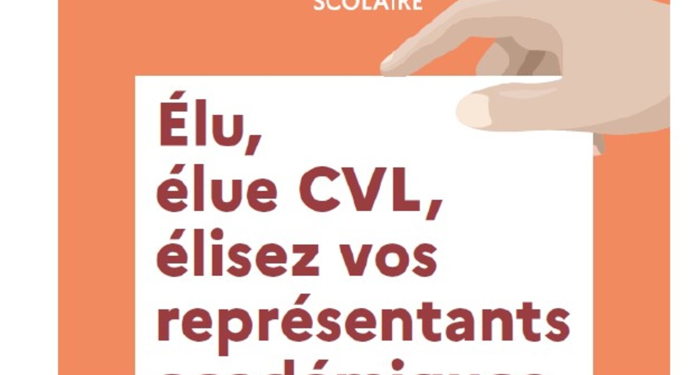 Affiche annonçant la date du scrutin CAVL 