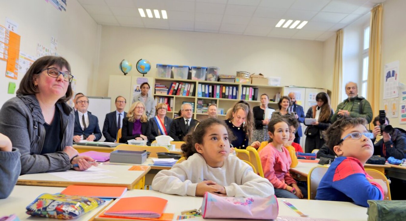 visite ministérielle 22 février 2024 dans l'académie de Strasbourg