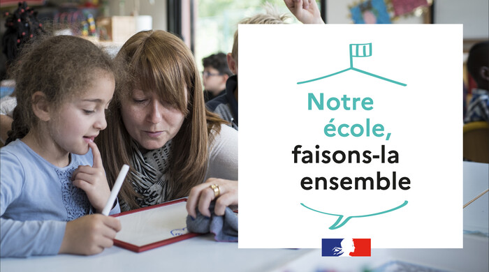 visuel notre école faisons la ensemble