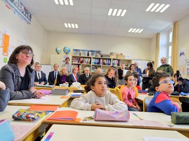 visite ministérielle 22 février 2024 dans l'académie de Strasbourg